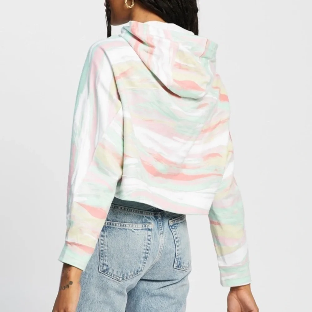 Adidas Pastel marble crop hoodie - Picture 2 of 8